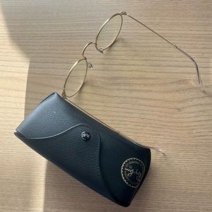 RAY BAN | EVOLVE Blue-Clear Gold Frame Clear Lenses